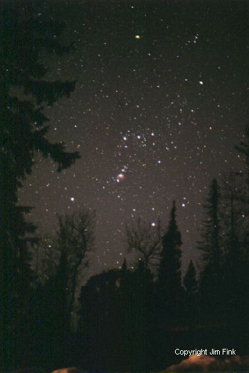 Winter Constellation Of Orion